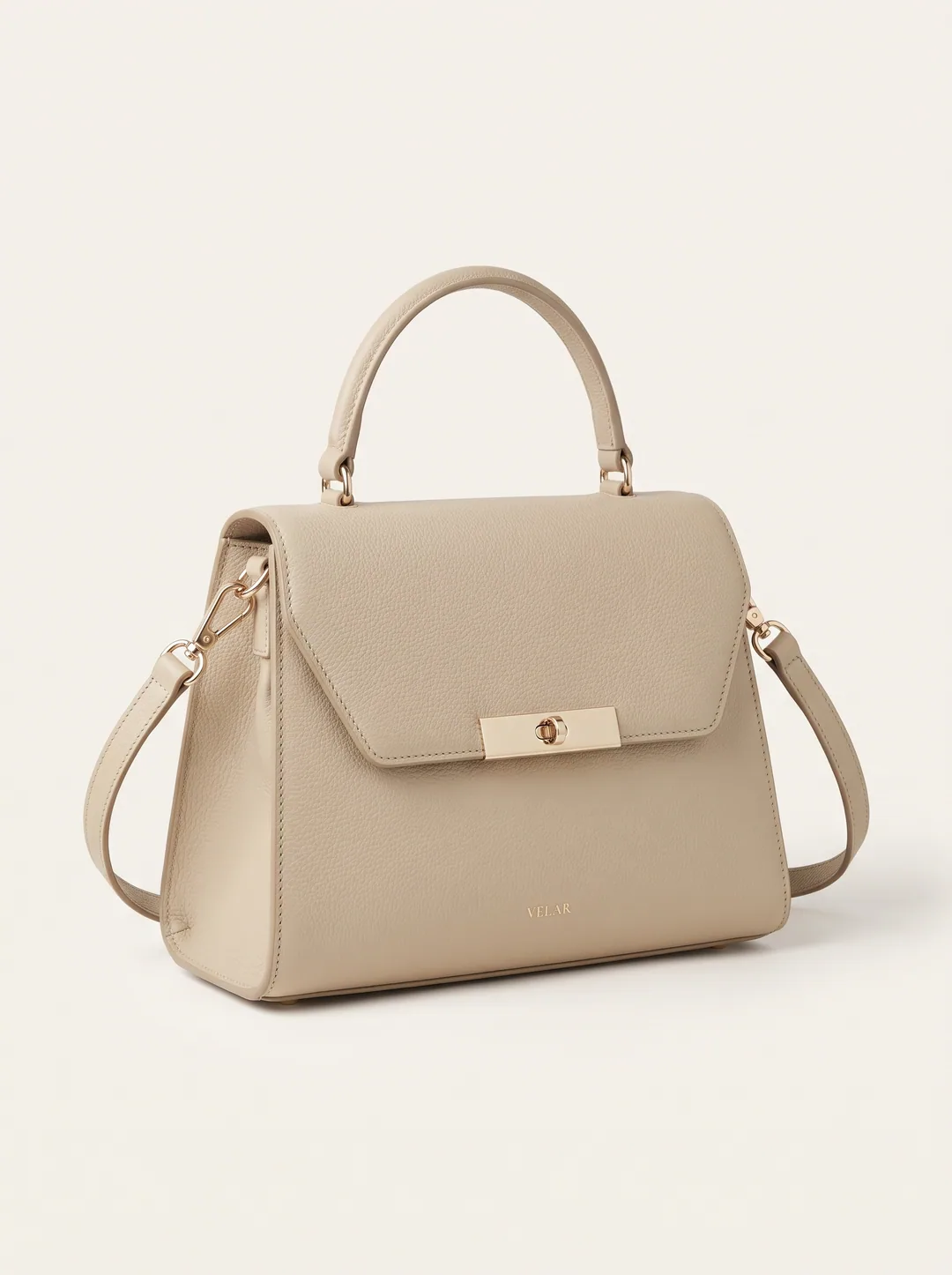 Séra — Top-handle bag · Grained calfskin